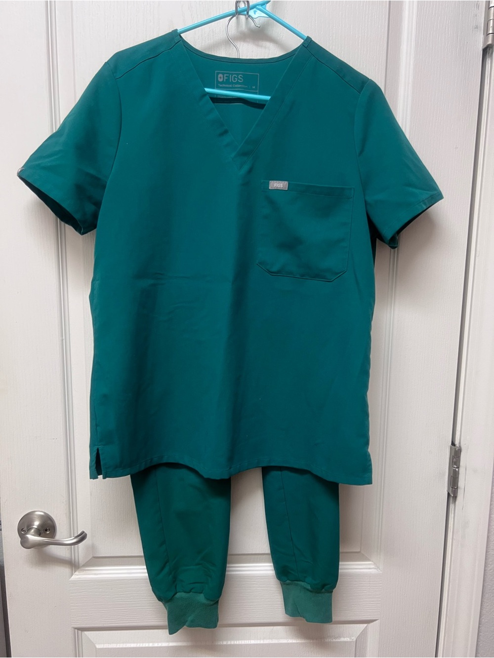 Figs Green Scrub  Set